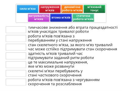 Робота м'язів