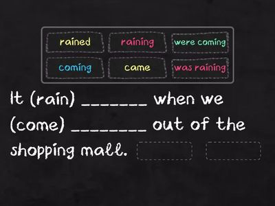 Past simple & past continuous