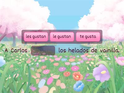 Me gusta o me gustan