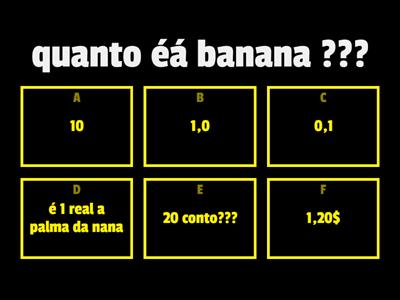 é um real a palma da banana???