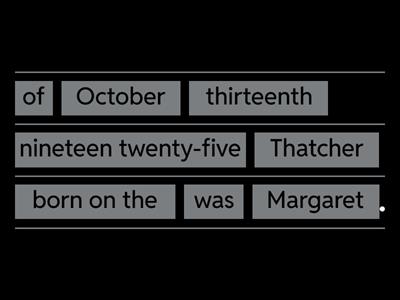 Jumbled sentences_remarkable women