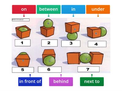 Prepositions of place