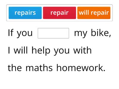 First Conditional