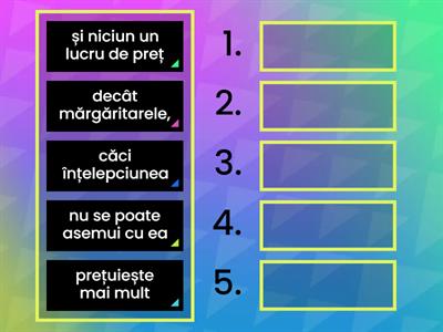 10Verset cl.6-7 Proverbe 8:11