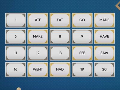 Find the Pair – Past Simple Verbs