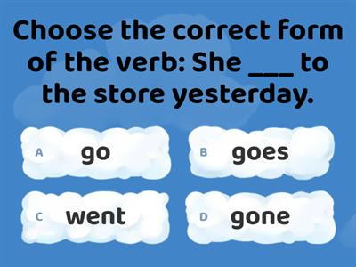 Intermediate English Grammar Quiz