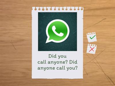  What did you do on the weekend?