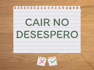 Expressões com o Verbo Cair