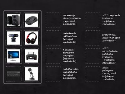 Vstupné a výstupné zariadenia