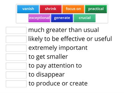 EAP Theme 5 - Reading 1 Vocabulary