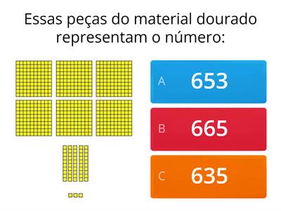 Sistema de Numeração Decimal e Material Dourado