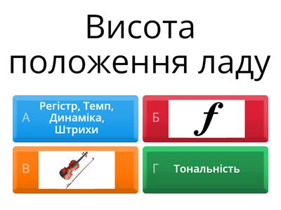 Музична грамота за   2 семестр 1рік. Вікторина