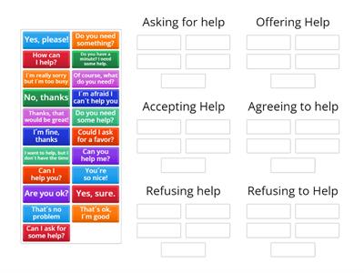 Asking for / Offering Help