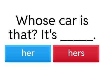 Choose the correct form: