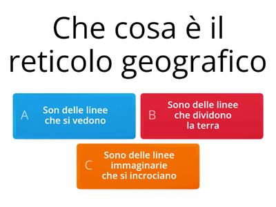 il reticolo geografico