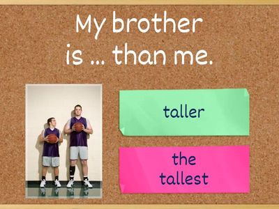 Comparative and Superlative short adjectives 