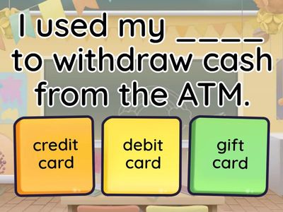 Banking vocabulary quiz 