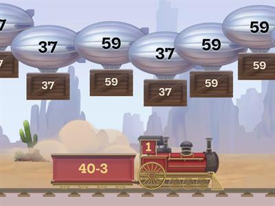 Вычитание из круглого числа