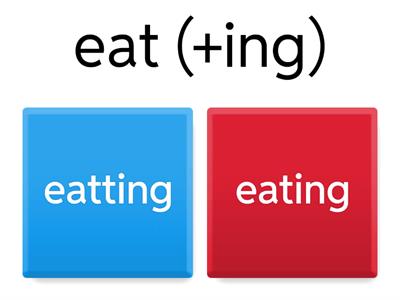 Add +ing