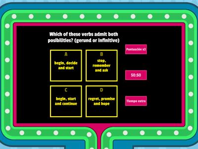 VERBS FOLLOWED BY INFINITIVE OR GERUND 