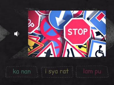 P2 Ejaan 11 : Tanda Isyarat (3 Find The Match)