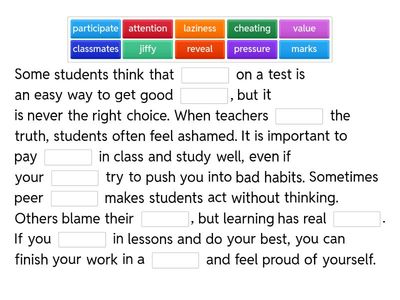SCHOOL To cheat or not to cheat