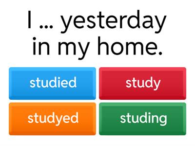 Simple Past - Isabelly 8º