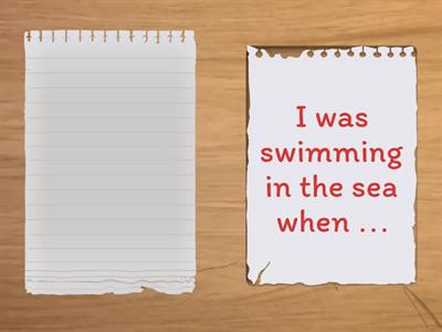  Past Continuous Speaking 