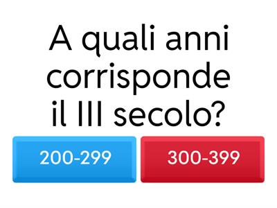 Anni e secoli