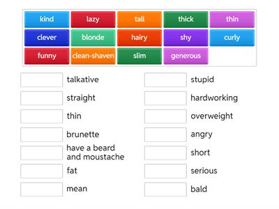 ANTONYMS