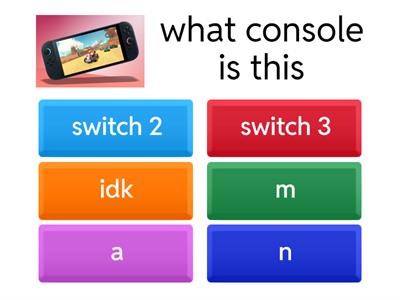guess the console