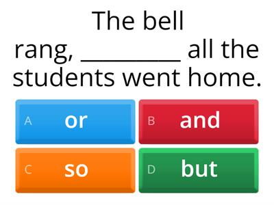 Coordinating conjunctions