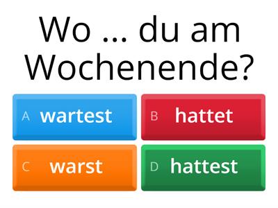5.L - WAREN oder HATTEN?