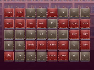 Long A Matching Game