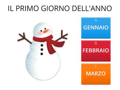 QUIZ SUI MESI DELL'ANNO