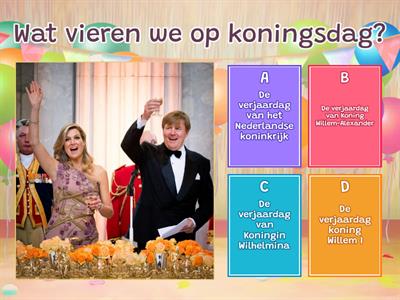 NT2 Koningsdag-quiz (b1-groep)