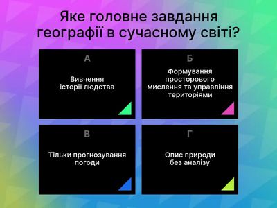 Головні завдання географії в сучасному світі. Топографія.