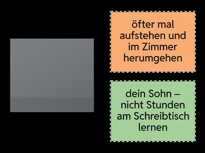 Ratschläge/Vorschläge - sollte/könnte