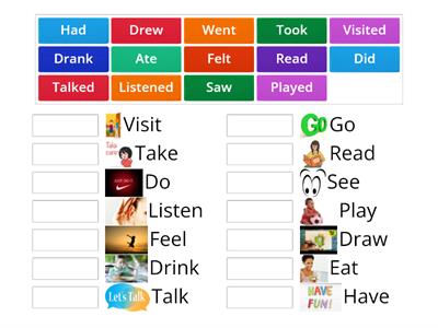 Super minds 3 - Past Simple: regular/irregular