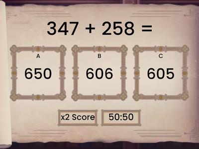 Three Digit Addition with regrouping