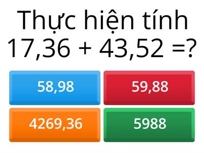 cộng số thập phân