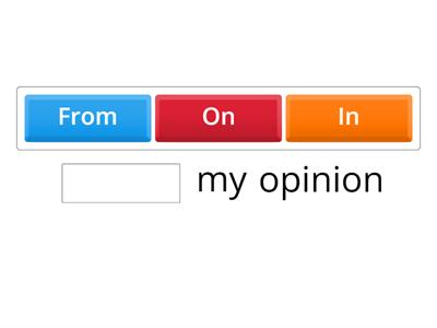 Opinions