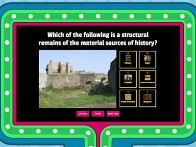 Sources of History - Gameshow Quiz