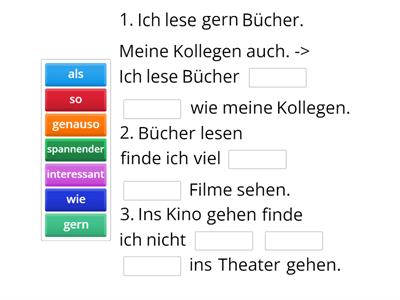 Aspekte B1.1 [K4 M1] Vergleiche (Grammatik)