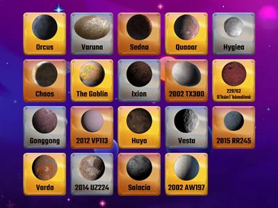 Dwarf Planet Candidates