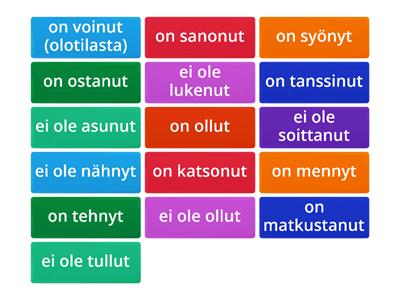 Ruotsi: perfektejä