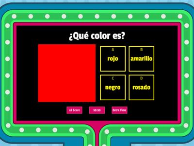  Los colores Games show