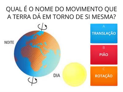 Ativide de ciências - Sistemas Solar 3º ano Ensino Fundamental - Anos Iniciais 