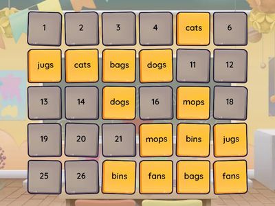 Suffix -s matching noun words