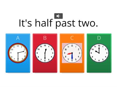 Telling the Time (half past) 